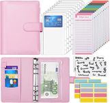 Meta A6 Budget Binder with Zipper Envelopes for Budgeting, Money Organizer for Cash, Expense Budget Sheets with Label Stickers Money Saving Binder with Cash Envelopes…