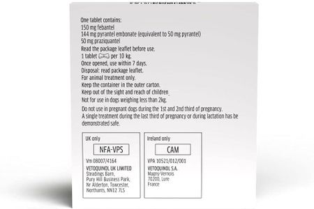 Drontal Bone Wormer for Small & Medium Dogs – Single Dose Treatment