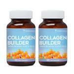 ZEROHARM Collagen Builder Anti-Aging Supplements For Women,Natural,Youthful Glow,Wrinkle-Free Skin,Promotes Skin Regeneration,Improves Skin Elasticity,Silica&Hyaluronic Acid. -120 Capsule