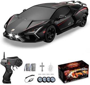 Sakeye RC Drift Car, Drifting RC Car 2.4GHz 1/16 Remote Control Cars 4WD High Speed Racing Vehicle Remote Control Drifting Cars Sport Toy Cars for Adults Boys Girls Kids Black