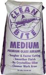 Clean Bite Crushed Glass Blast Media - 50-Lb. Bag, Medium Grade