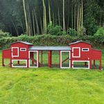 PetsCosset 136" Chicken Coop with W