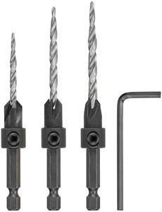 DEWALT Countersink Drill Bit Set #6, 8, 10, 3-Piece (DW2535)