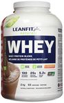 LeanFit Naturals Whey Protein with Whey Isolate, Chocolate, Non GMO, No Gluten, 2 Kg (Packaging may vary)