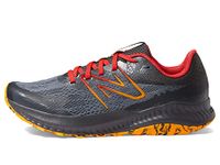 New Balance Men's DynaSoft Nitrel V5 Trail Running Shoe, Magnet/Black/Marigold, 14 Medium US
