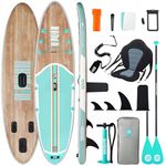 Niphean Inflatable Paddle Boards for Adults with All Accessories, 320cm Stand Up Paddle Board for All Skill Levels, SUP with 200kg Weight Capacity for 2 People, Inflatable Paddleboard with Seat
