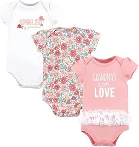 Hudson Baby Baby Cotton Bodysuits, Grandmas Love Tutu