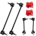 6PC Front Rear Right Left Sway Bar Links and Front Bushings FITS Honda Ridgeline RT RTL RTS 2006 2007 2008 2009 2010 2011 2012 2013 2014