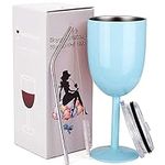 AMZUShome Stainless Steel Wine Glas