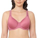 Wacoal Basic Beauty Padded Wired Full Coverage Full Support Everyday Comfort Spacer Cup Bra - Pink [34DDD]