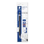 STAEDTLER 7785ABK25D Graphite 778 Mechanical Pencil - 0.7mm (Pack of 1 + Lead Refills)