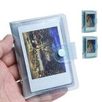 2 Pack One-Handed Mini Photo Album Compatible with All Fujifilm Instax Mini Style Cameras/Kpop Photocard/Polaroid Snap SnapTouch Instant Print Digital Cameras(Blue)