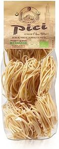 Morelli Pici Pasta di Toscana - Gourmet Italian Pasta - Organic Pici Noodles - Thick Organic Pasta Nests Made in Italy from Durum Wheat Semolina - 17.6oz (500g)