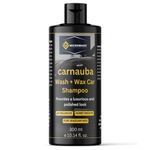 MicroMagic Car Wash and Wax Shampoo (300mL)| Luxurious Car Washing Shampoo, Pure Brazilian Wax |Honey Smooth Feel, Thick Foam car wash shampoo