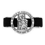 Rosemarie Collections Religious St Christopher Medal "Go Your Way In Safety", 1.4 inches by 2 inches, Metal