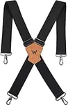 2Inch Men's Suspenders w/Hooks, Heavy Duty suspenders for men, Work suspenders, Work suspenders for men, Suspenders for men heavy duty, Suspenders for men, Mens suspenders, Mens suspenders for jeans