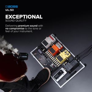 BOSS WL-50 Guitar Wireless System – Compact Plug-and-Play