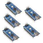 KeeYees Nano V3.0 Module Mini Nano Board ATmega328P CH340G Chip 5V 16MHz for Arduino (5pcs)