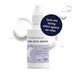 KATZENPFLEGE24 Cat ear drops 50ml to fight ear mites, itching, and ear inflammation - Natural immediate effect and gentle care for cat ears - Ear mite treatment for cats & dogs