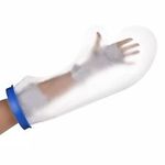 Adult Wide Half Arm Cover Protector for Shower-Reusable, Waterproof Cast Cover
