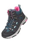 Mountain Warehouse Adventurer Kids Waterproof Boots - IsoDry Footwear with Synthetic Upper, Heel & toe bumpers - For Spring Summer, Hiking, Trekking, Outdoors & Walking Navy Kids Shoe Size 10 UK