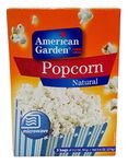 American Garden Microwave Popcorn - Natural, 273g Carton