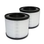 PUREBURG Replacement True HEPA Filters Compatible with Dimplex DXBRVAP5 Brava 5 Stage Air Purifier,H13 3-Stage Filtration 2-Pack