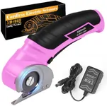 Cardboard Cutter Cordless Electric Scissors Carpet Cutter Tool Rotary Cutter for Cutting Box Plastic Leather Vinyl, Rechargeable with Safety Lock, Gifts for Men Women Adults Crafter Tailor Household
