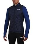 TCA Boys' Excel Runner Walking Hiking Lightweight Thermal Padded Gilet with Zipped Pockets - Navy Blazer, 10-12 Years