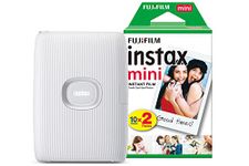 instax Fujifilm Mini Link 2 Wireless Photo Printer with 20 Shots - Clay White