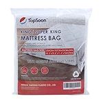 TopSoon King Size Mattress Bag, 78 Inches x 96 Inches Plastic Mattress Bag (Queen)