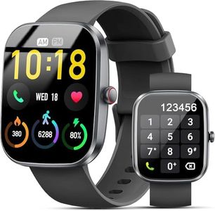 Montre Connectée Homme Femme, 1.91" Smartwatch avec Appel Bluetooth, IP68 Étanche Montre Connectee avec 110+ Sportifs, Moniteur de Fréquence Cardiaque/SpO2/Sommeil, Montre Podomètre pour Android iOS