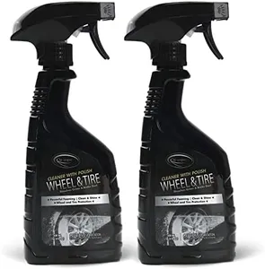 Air Jungles Car Wheel & Tire Cleaner 16.9 Fl Oz (Pack of 2), Brake Buster Wheel Cleaner, Aluminum and Chrome Wheel Cleaner, Acid-Free Wheel Cleaner Safe on All Wheel & Rim Finishes