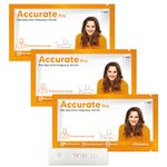 Accurate Pro One Step Urine HCG Pregnancy Test Kit (Pack of 3 Strips) | More than 99% Accurate| Easy to Use and Fast Results