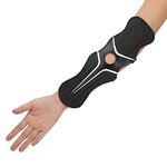 Archery Arm Guard, Adjustable Nylon Arm Guard, Safe Guard Archery Arm Protector Hunting Accessory(Black)