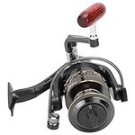 Spinning Fishing Reel, KB7000 Portable Metal Sea Fishing Reel Saltwater Spinning Reel Ultralight Carp Fishing Reel with Folding Wooden Handle Fishing reels and fishing maintenance tools