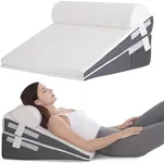 GOHOME Bed Wedge Pillow with Coolin