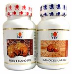 DXN Reishi Ganoderma and Ganocelium Capsules, Fruit and Root, RG and GL (90 + 90 Capsules)