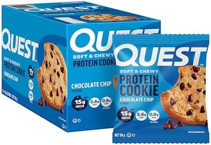 Quest Nutrition Chocolate Chip Protein Cookie, Keto Friendly, High Protein, Low Carb, 12 Count