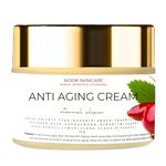 Noor Skincare Anti Aging Cream For Women, Night Cream For Glowing Skin, Natural, Organic, Anti Ageing, Anti Wrinkles, Skin Tightening Moisturizer For Face Glow, Dry & Oily Skin (30gm)