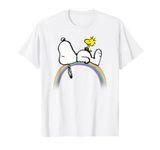 Peanuts Snoopy Woodstock rainbow T-shirt T-Shirt