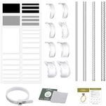 YPYMOD Ring Adjuster for Loose Rings, Ring Sizers for Loose Rings, Ring Smaller Adjuster Invisible, Ring Tightener for Loose Rings Invisible with Polishing Cloth for Loose Rings