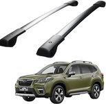 THOCAC 260 LBS Roof Rack Cross Bars for Subaru Forester 2014-2024 with Side Rails, Aluminum Anti-Rust CrossBars for Carrying Skiing, Ice Fishing,Snow Sports Equipment, Snow Shovel Tools,etc