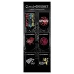 MCSID RAZZ Game of Thrones Magnetic Bookmarks - for Book Reader Best Gift Set Pack of 6-Officially Licensed by HBO- Best Gift for Friendship Day, Rakhi, Diwali & Christmas Day