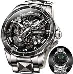 Mens Watches OUPINKE Skeleton Watch