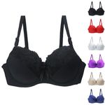 32G Invisible Bra Sale Underwear Women Sexy Lace Bra for Women Cups Without Steel Ring Lingerie Bras for Women Lace Splicing Embroidery Thin Plus Size Bra Women's Sexy F Straplessbra Sale Clearance