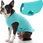 Gooby Stretch Fleece Vest - Mint, Large