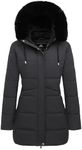 MOERDENG Women's Long Winter Puffer