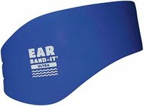 Ear Band-It Ultra Physician Developed Swimmer's Headband (Blue, Medium: Ages 4-9)