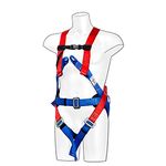 Portwest Portwest 3 Point Comfort Harness, Size: One Size, Colour: Red, FP17RER